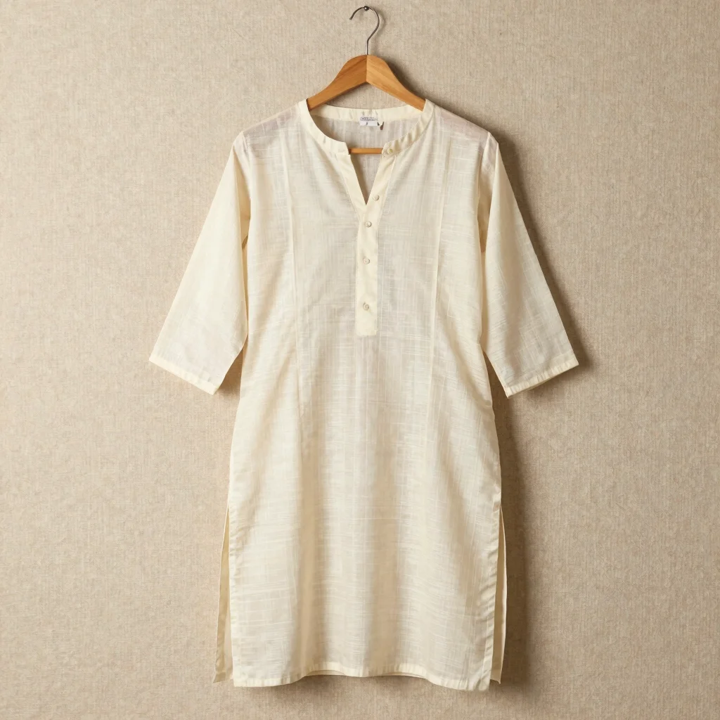 Handwoven Chanderi Silk Kurti