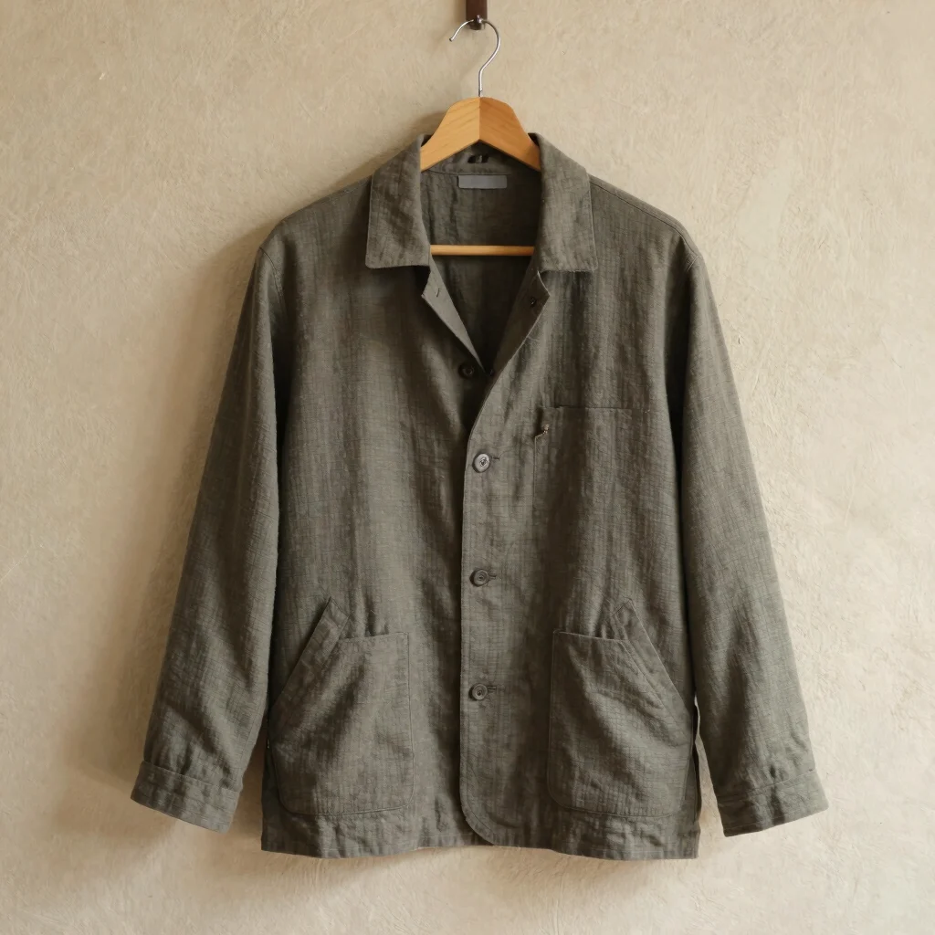 Structured Khadi Cotton Jacket